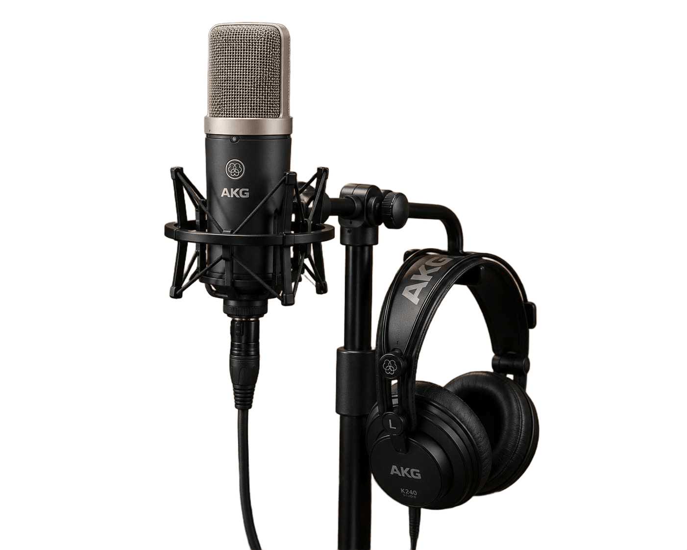 Microfone e Fone AKG de Estúdio Profissional